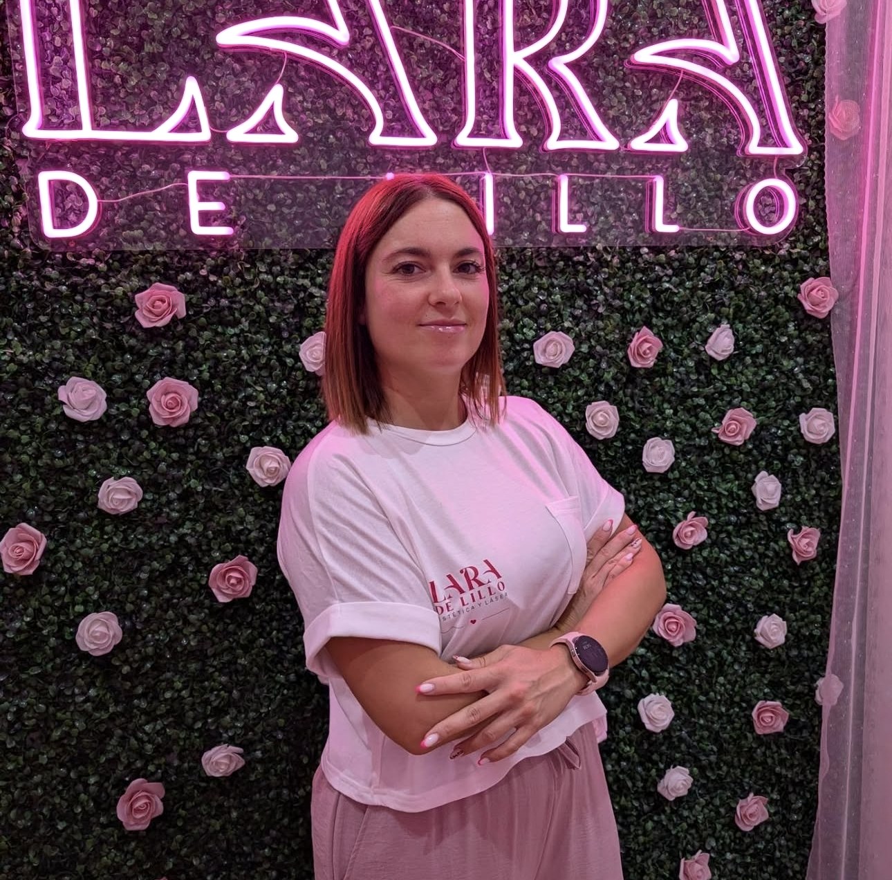 Lara de Lillo en su centro de estética en Oviedo